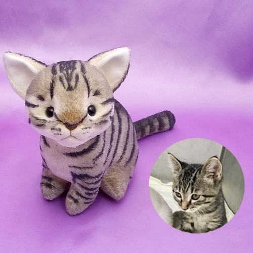 猫ぬいぐるみ「ねこにゃ」オーダーメイド 【受注製作】うちの子