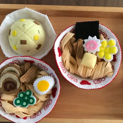 フェルトままごと 夏祭りセット かき氷、リンゴ飴、綿菓子 おもちゃ