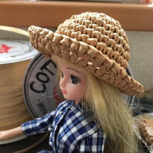 リカちゃん つば広帽子 その他人形 1.2 通販 7656711｜Creema(クリーマ