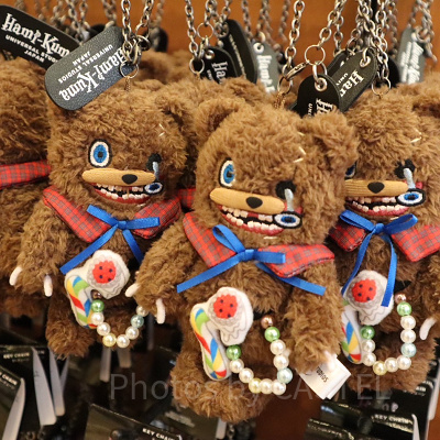 ハミクマのマスコットキーチェーン（USJハミクマグッズ2024