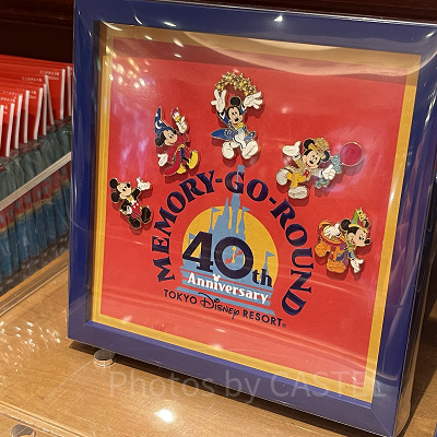ピンバッジセット（ディズニー40周年グッズ）| キャステル | CASTEL