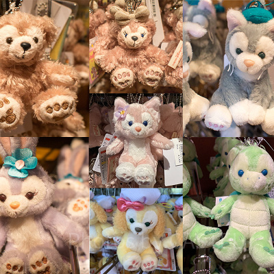ダッフィー＆フレンズのぬいぐるみストラップ| キャステル | CASTEL