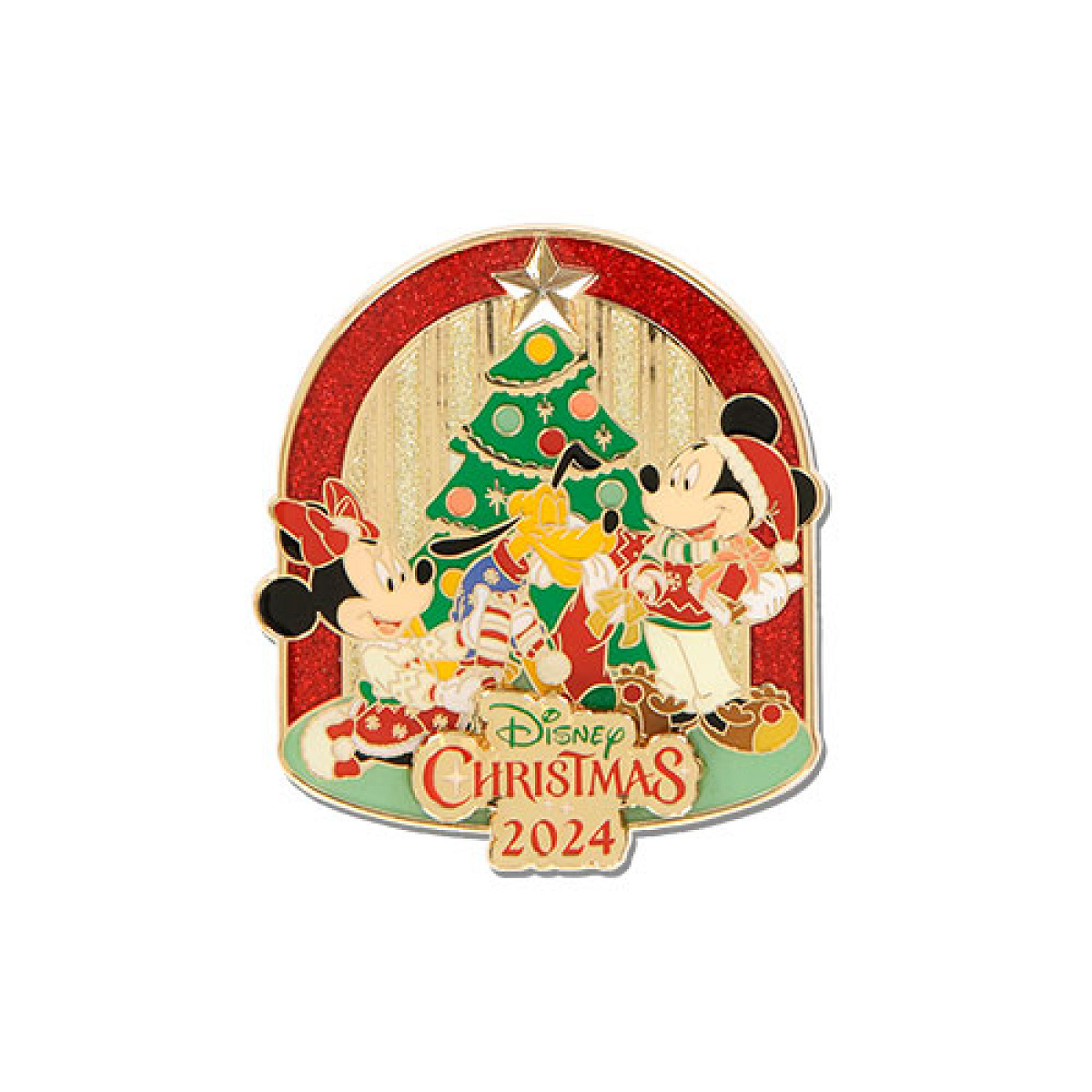 ピンバッジ(ディズニークリスマスグッズ2024)| キャステル | CASTEL