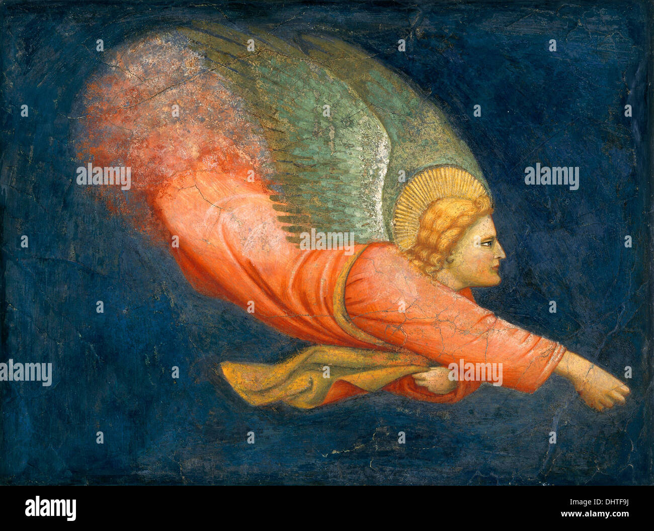Two Angels - by North Italian Painter, early 1300s Stock Photo - Alamy