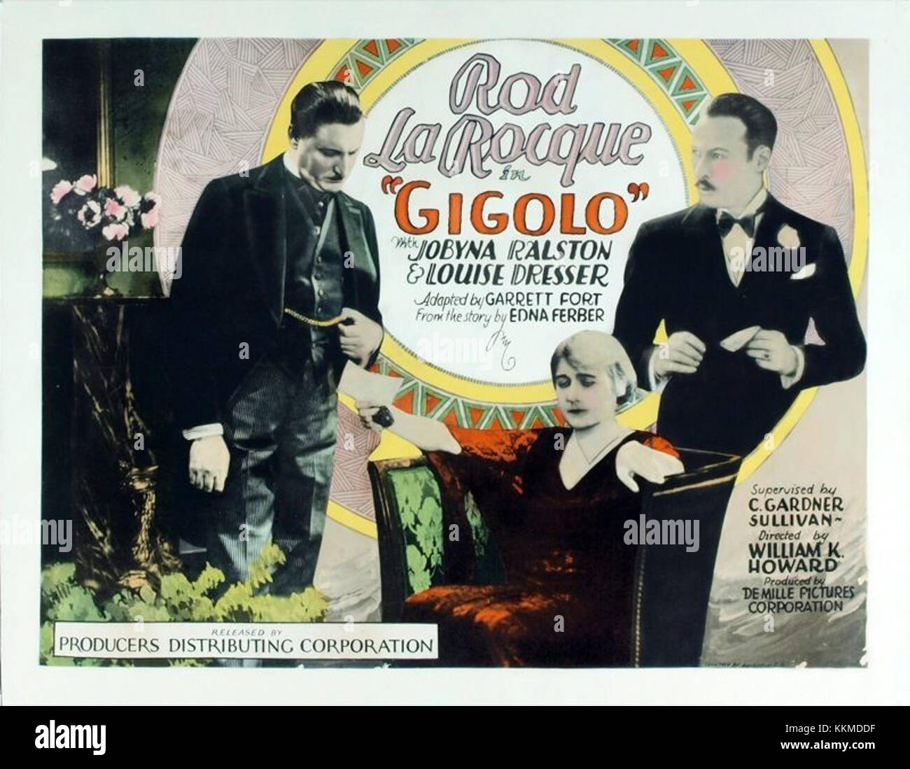 This lobby card from the 1970 film 'Gigolo' features promotional