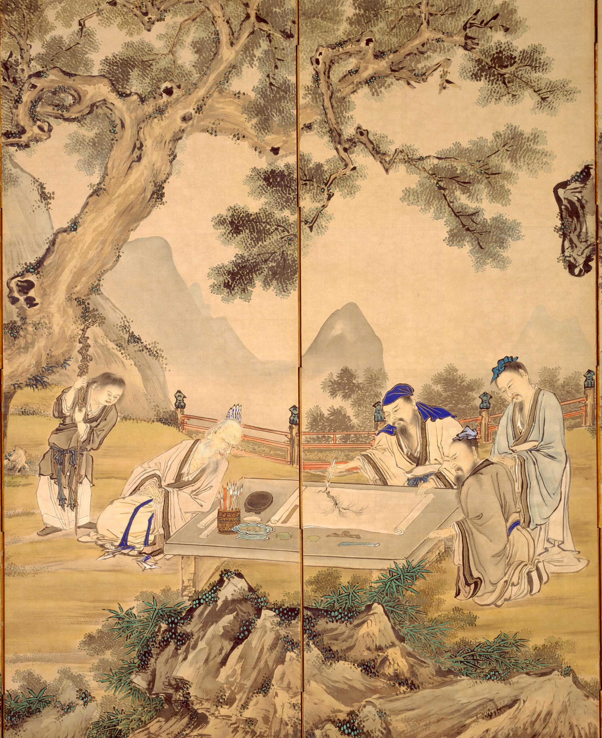 西園雅集図 | 所蔵作品 | 千葉市美術館
