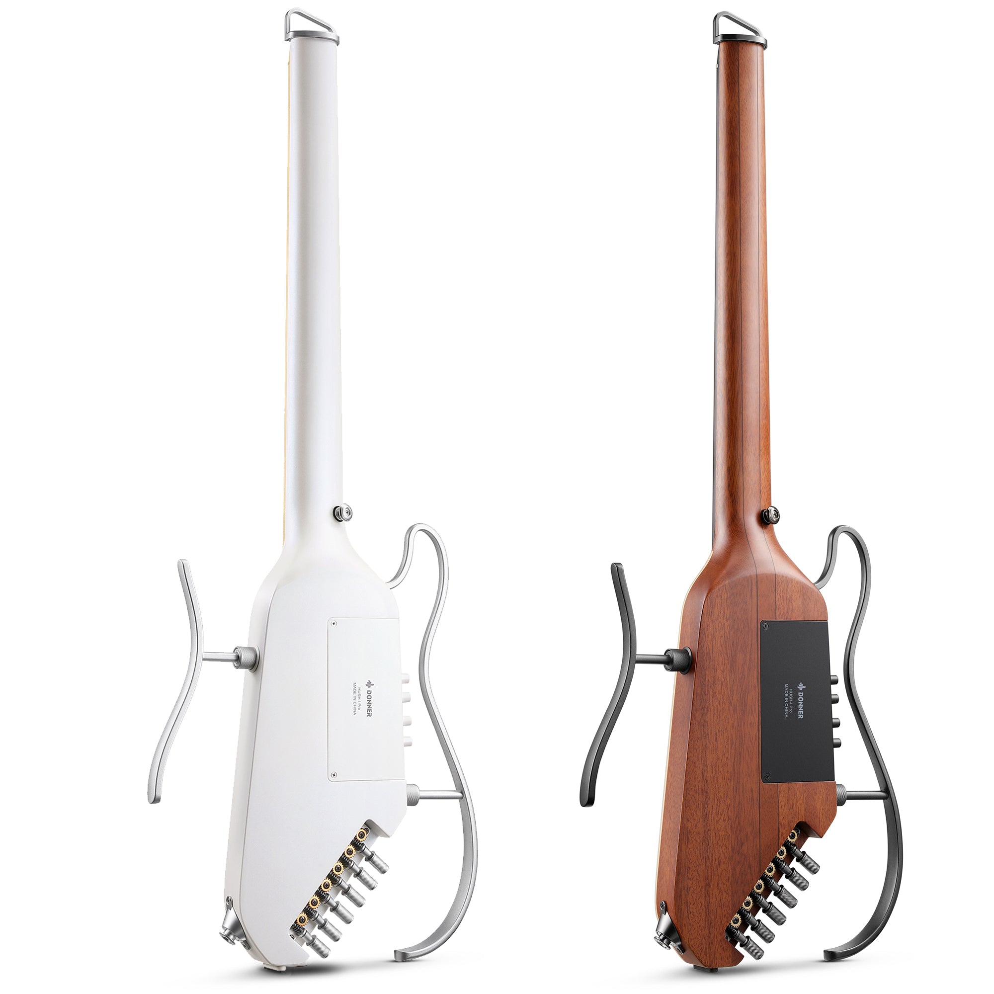 HUSH-I PRO Acoustic-Electric Travel Guitar with Sound Effects Donner