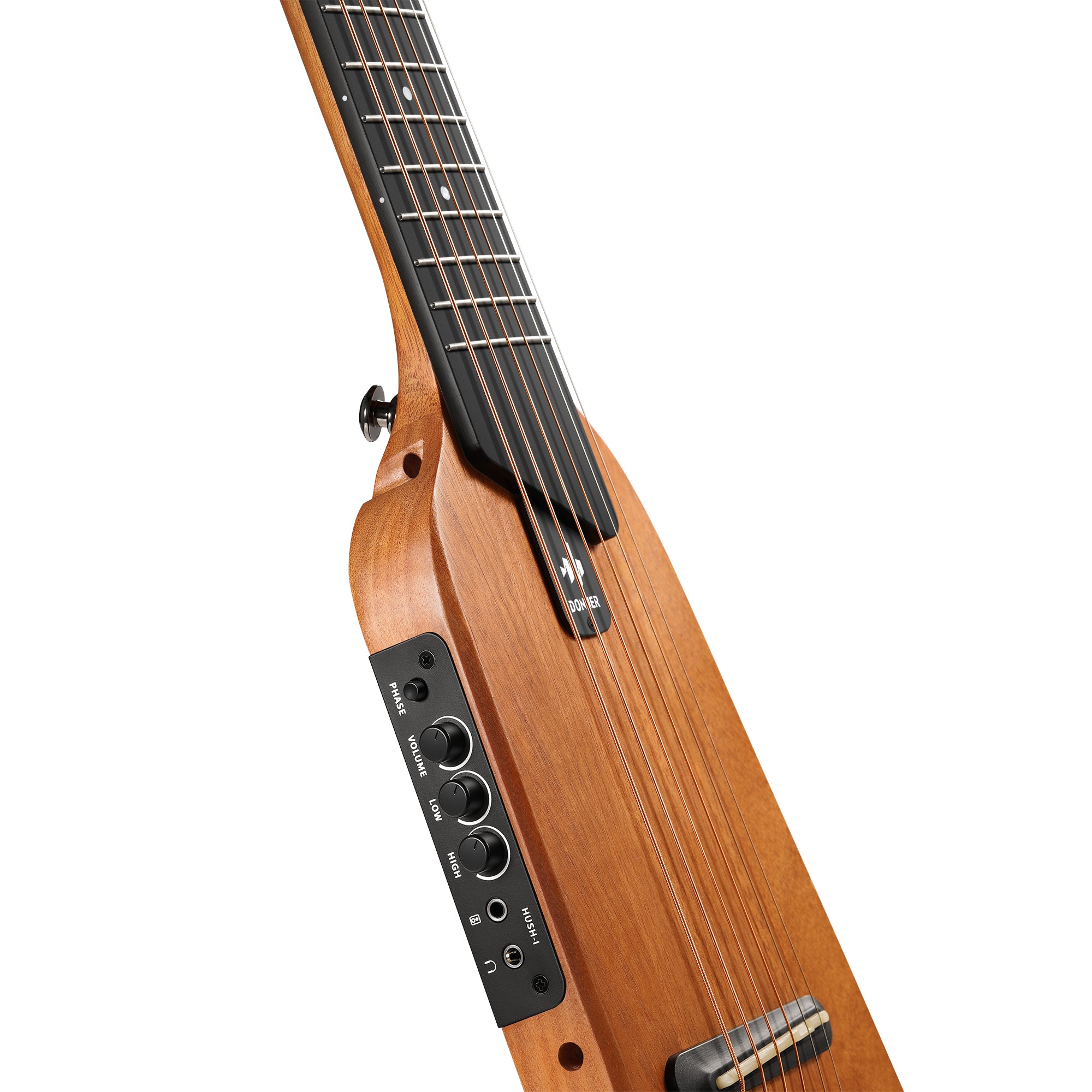 HUSH-I Acoustic-Electric Guitar Kit for Travel Silent Practice Donner