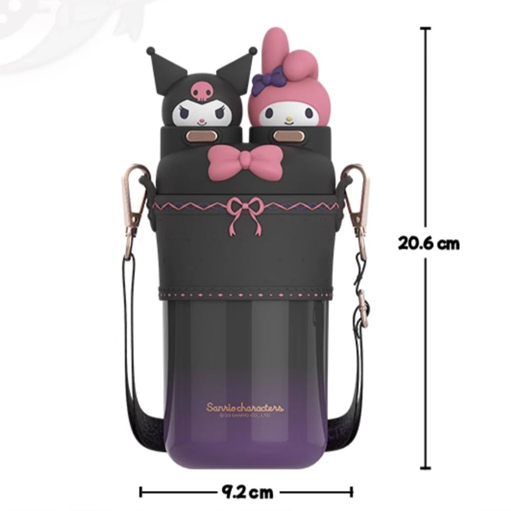 サンリオ］マイメロディ&クロミ 双子 ステンレスマグ ボトル 550ML