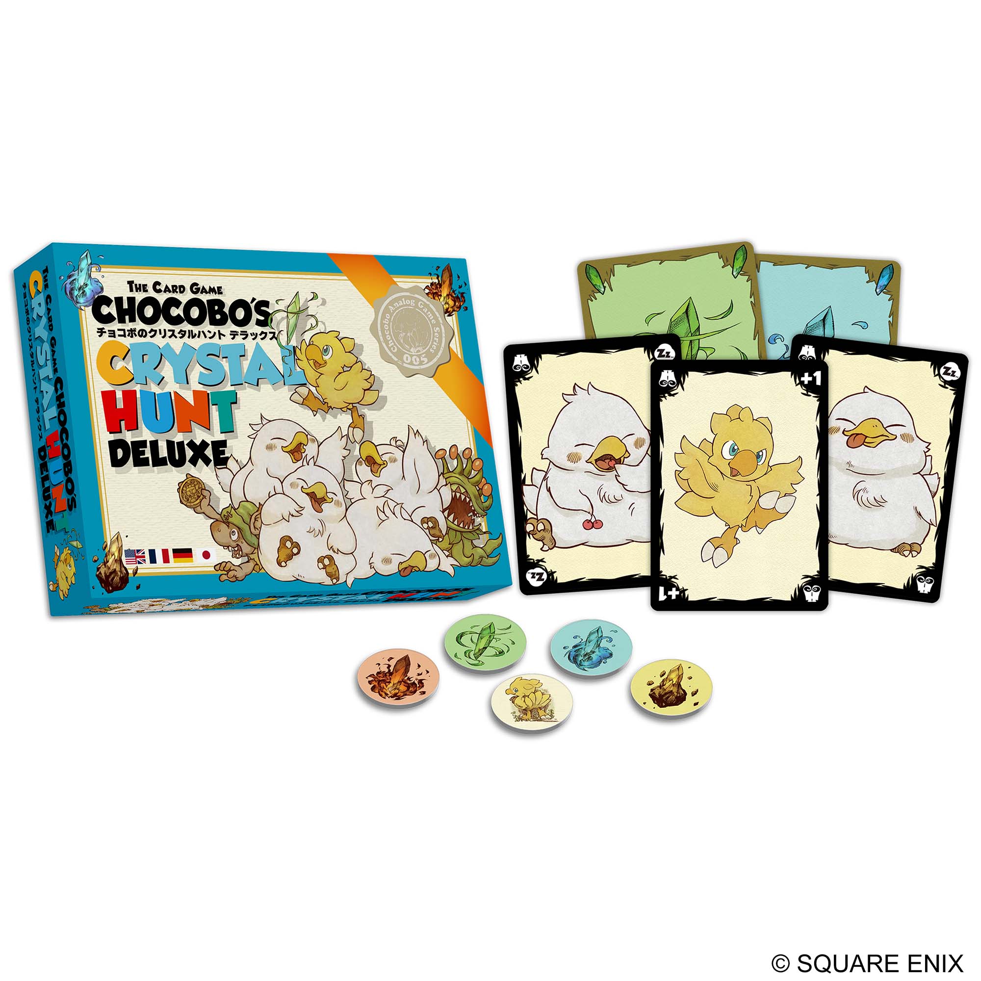 カードゲーム チョコボのクリスタルハント デラックス」発売決定の