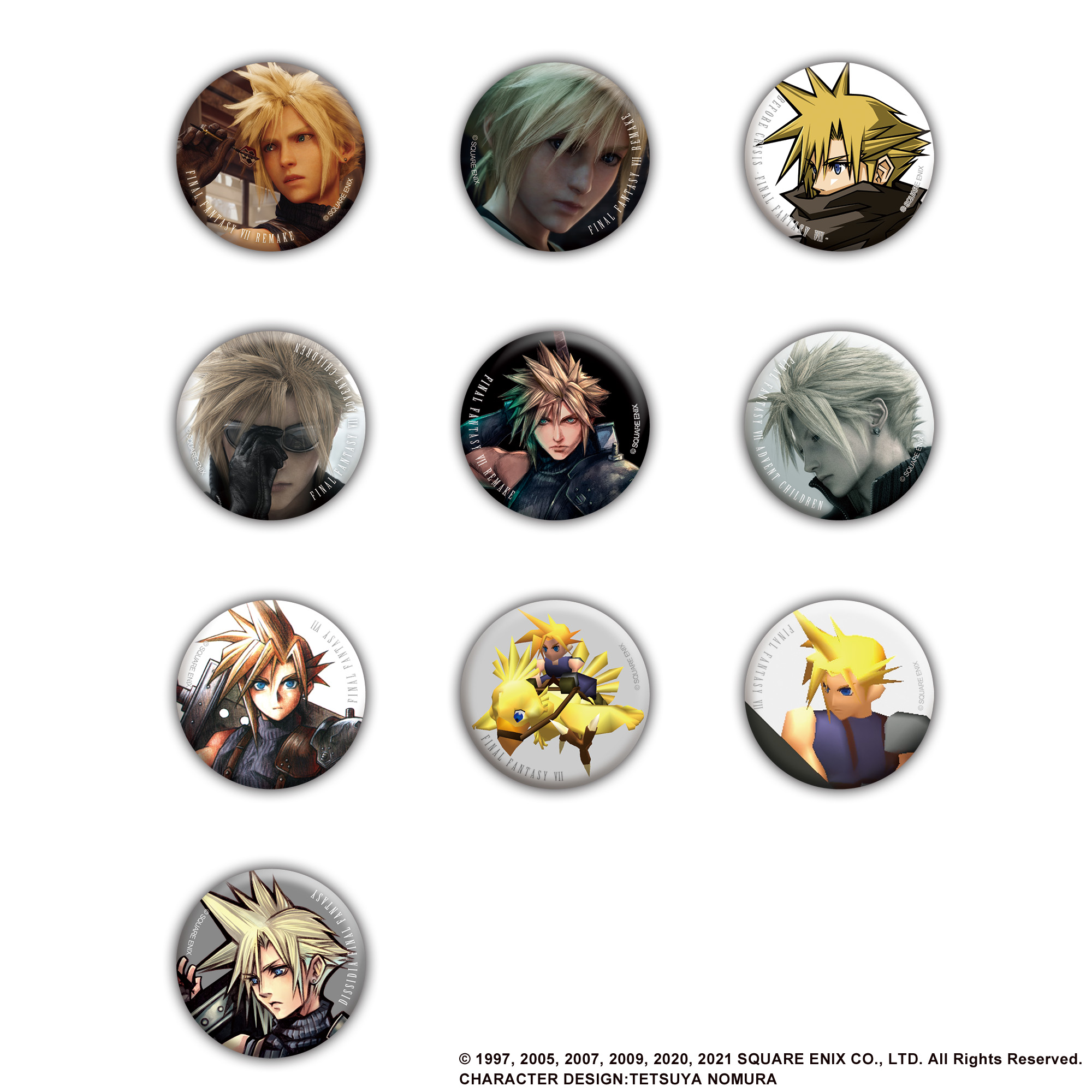 ファイナルファンタジーVII』25周年記念グッズ・関連グッズ新商品発売