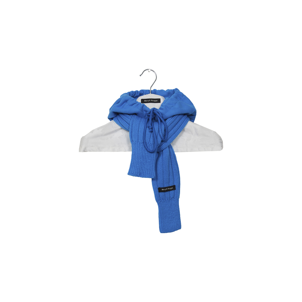 MERYLL ROGGE : 메릴로게] HOOD WITH SCARF BLUE - SAMPLAS
