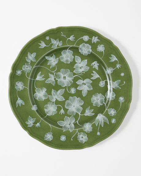 Floral Charger Green by Ginori 1735 – Cabana Magazine