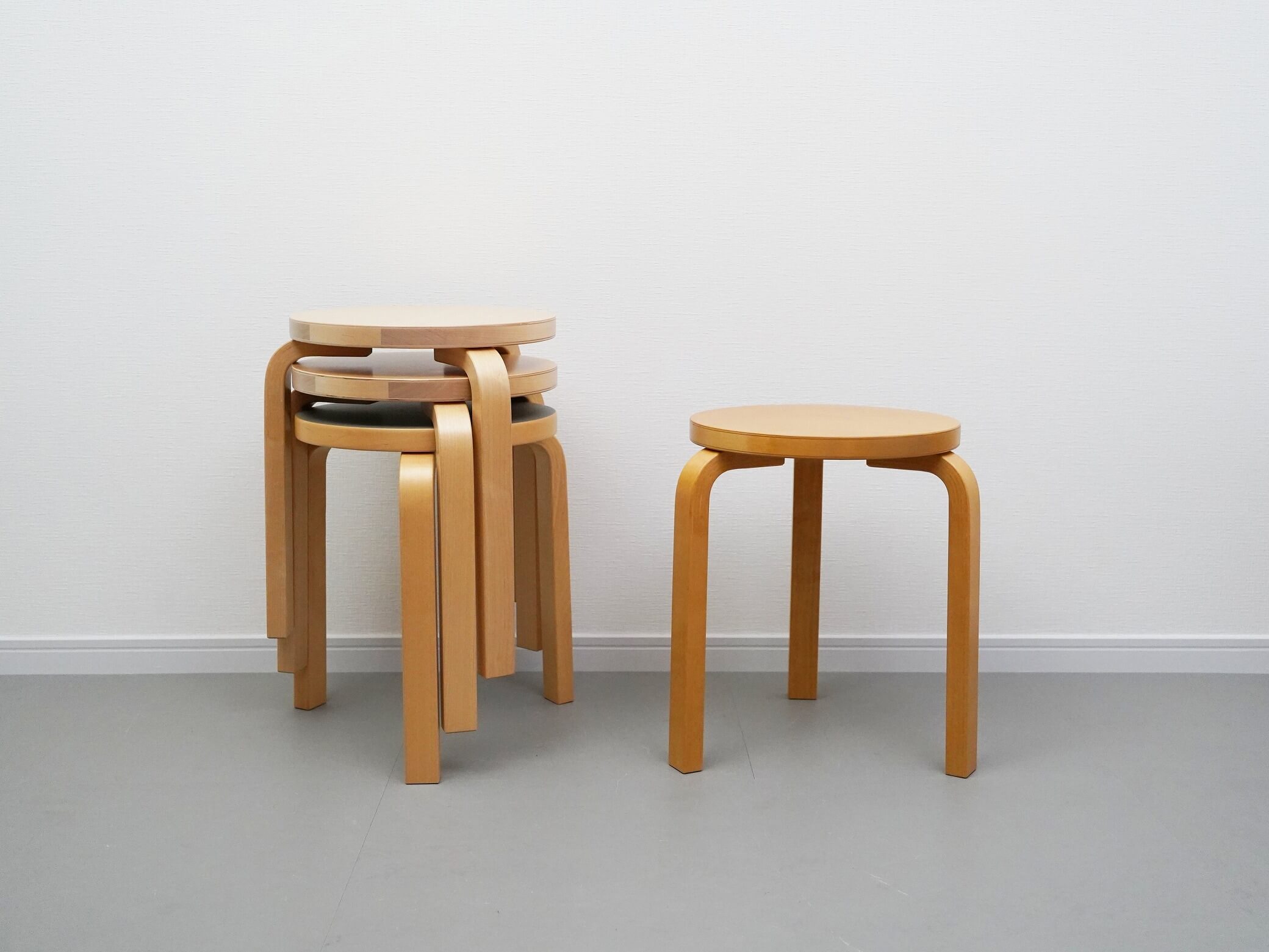 artek 新品未使用 Stool 60 限定 カーリーバーチ stool60 カーリー