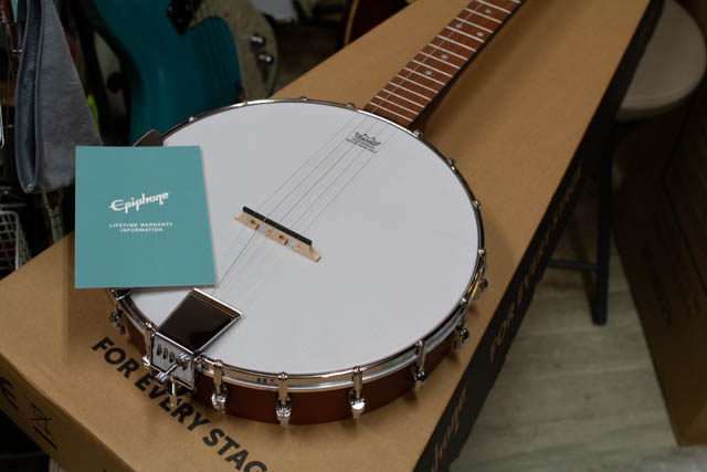 Epiphone MB-100 Banjo 5弦バンジョー 【お取り寄せ商品】 マイク搭載