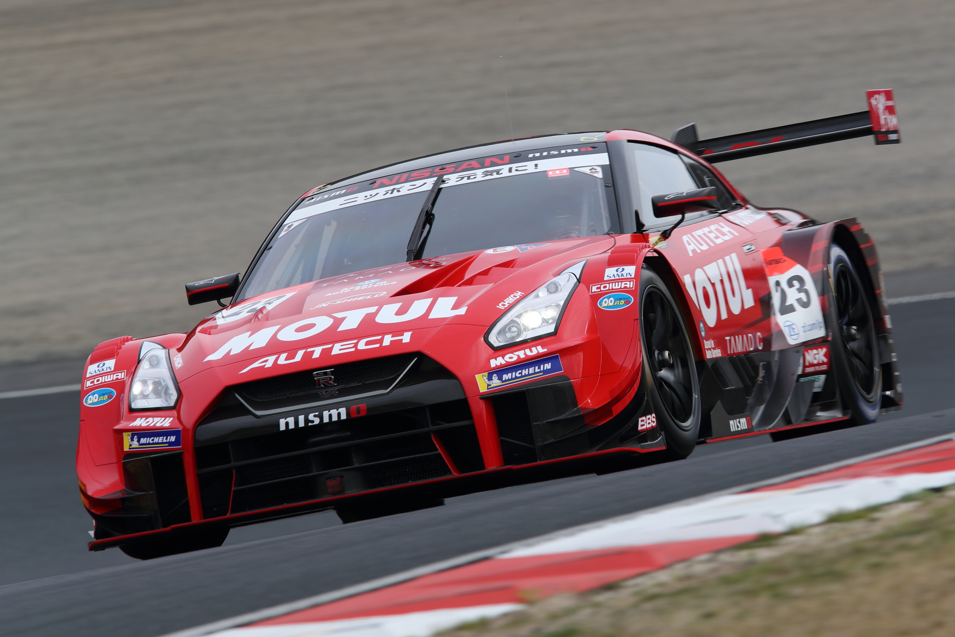 SUPER GT 第1戦 岡山】平成最後のSUPER GT、ポールは23号車 MOTUL