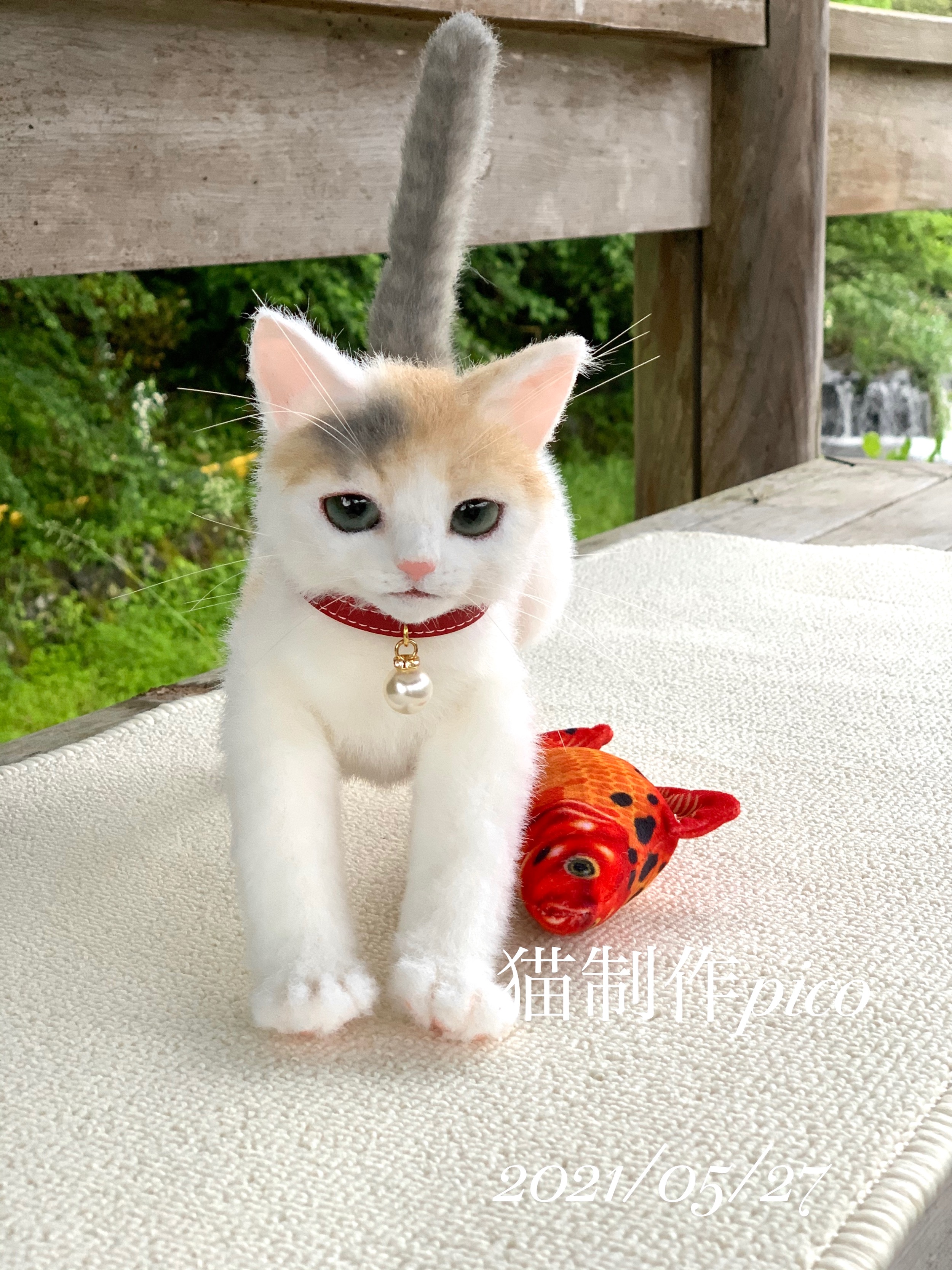 三毛猫アートドール（仔猫） | 猫製作pico