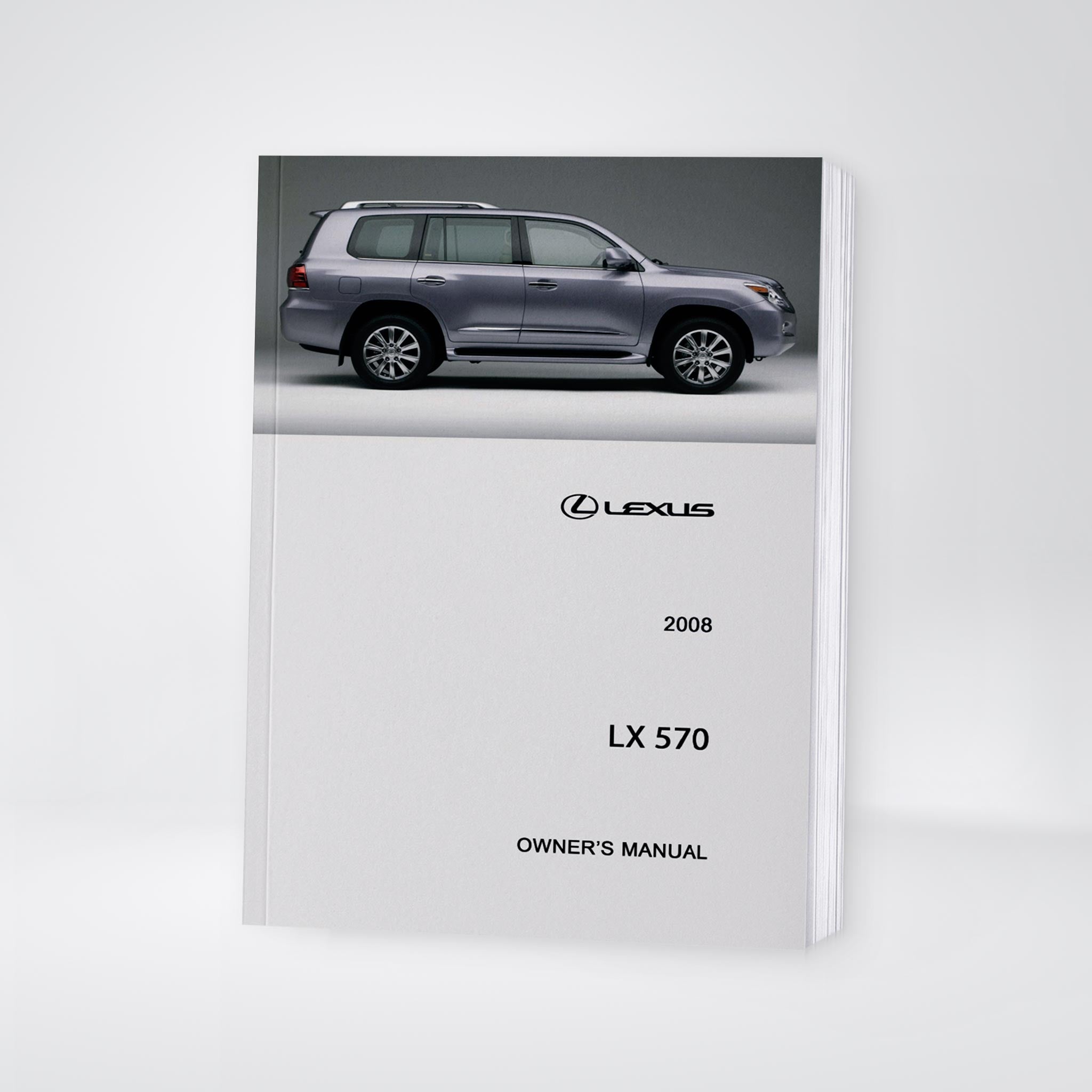 2008 Lexus LX 570 Owner's Manual | English – Car Manuals