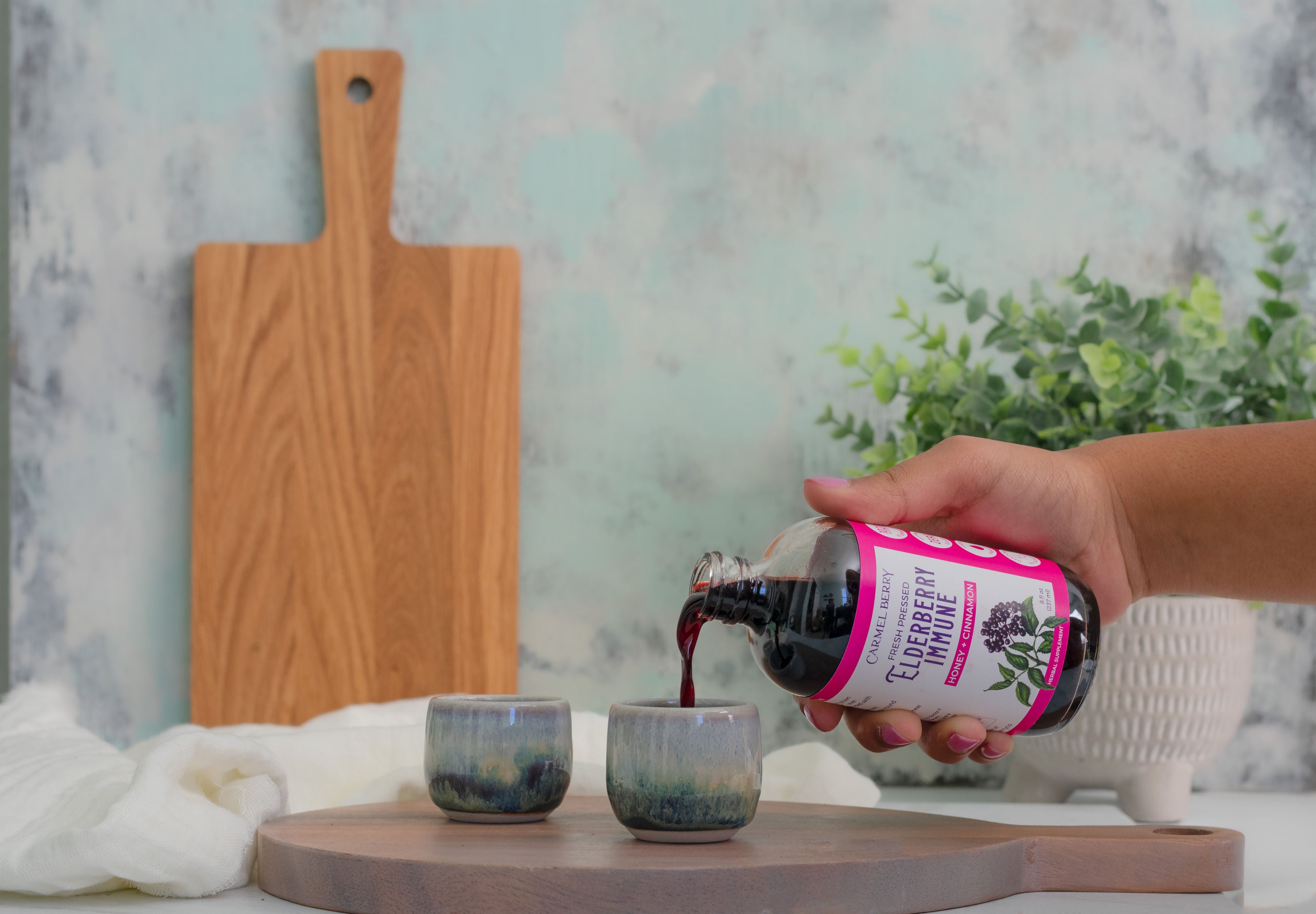 Fresh-Pressed Elderberry Immune Honey + Cinnamon – Carmel Berry Co.