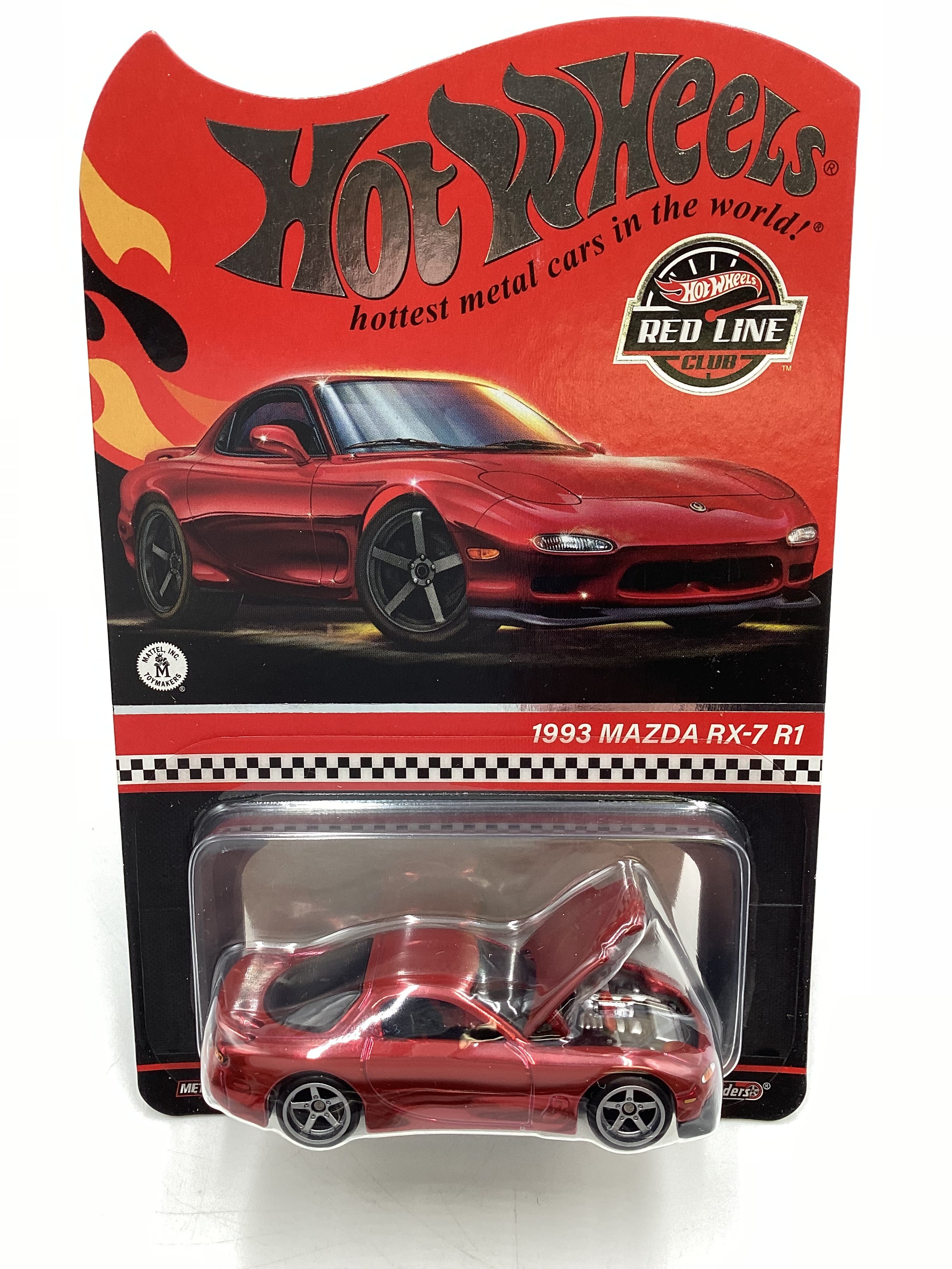 2024 Hot Wheels RLC 1993 Mazda RX-7 R1 Red with protector