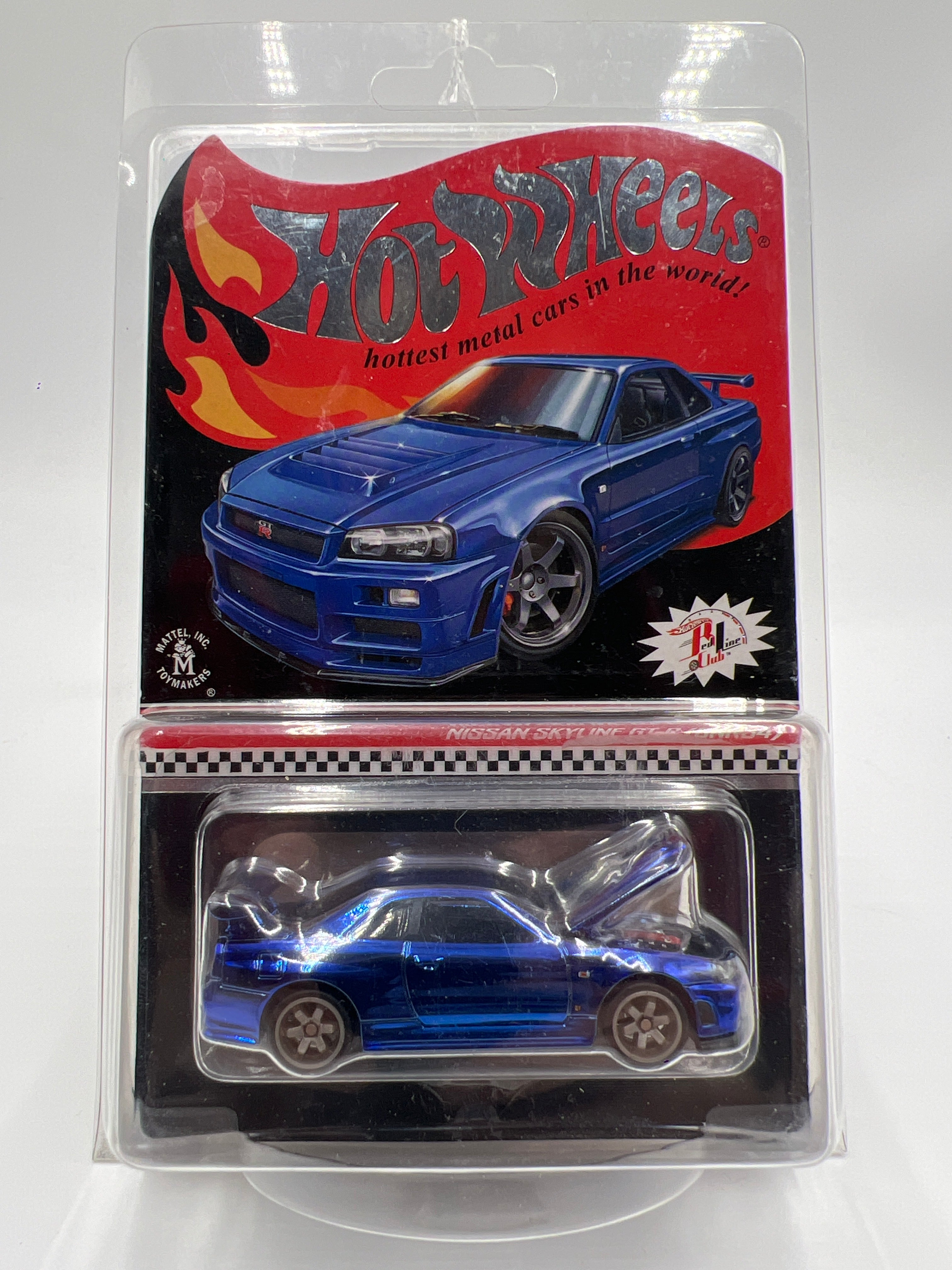 2019 Hot Wheels RLC #10433/12500 Nissan Skyline GT-R BNR34 Blue W
