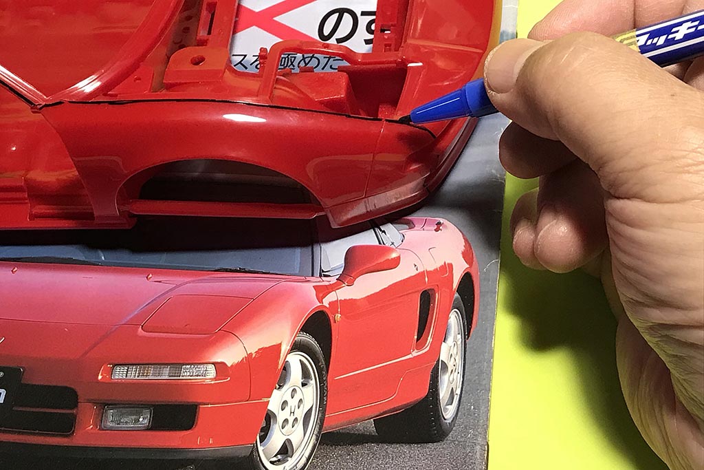 見よ大スケールのこの迫力！今はなきロッソの1/12プラモ「ホンダNSX