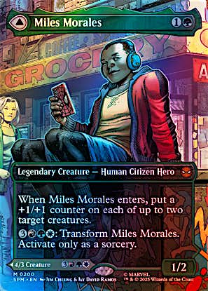 Marvel's Spider-Man Variants Foil: Miles Morales (0200 - Borderless)