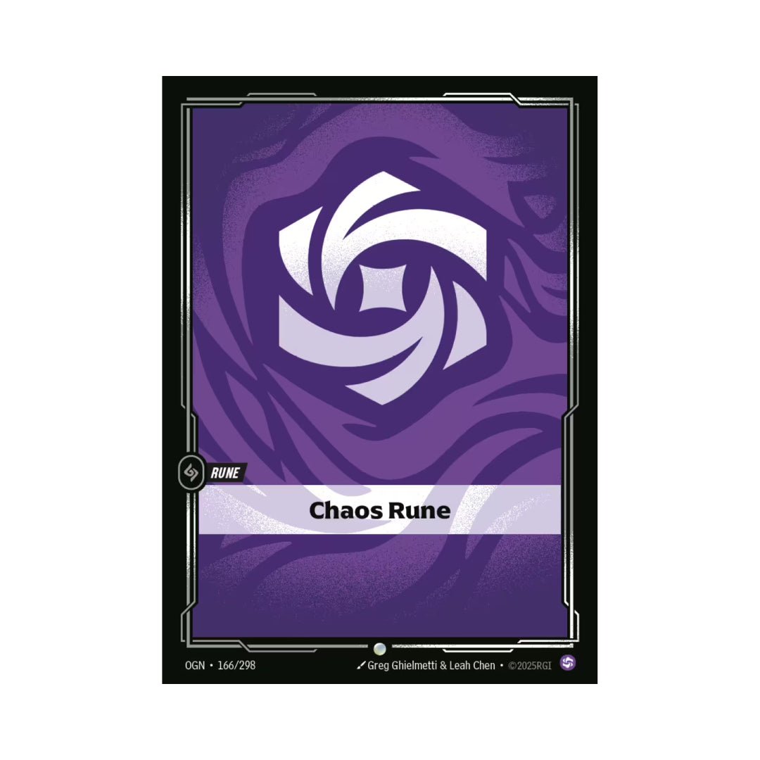 riftbound chaos rune パラレル キラ Chaos Rune - Origins