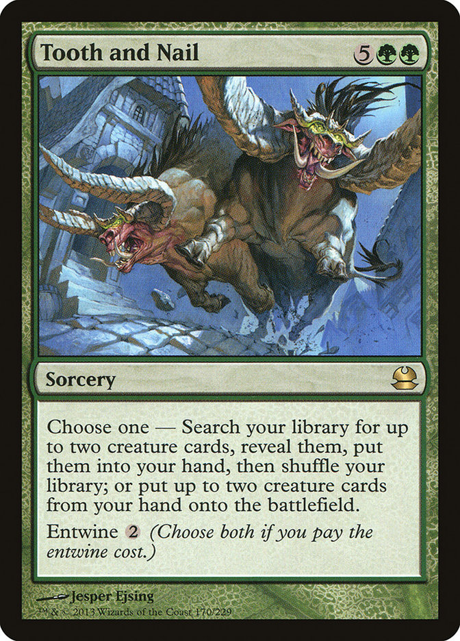 Tooth and Nail · Modern Masters (MMA) #170 · Scryfall Magic: The