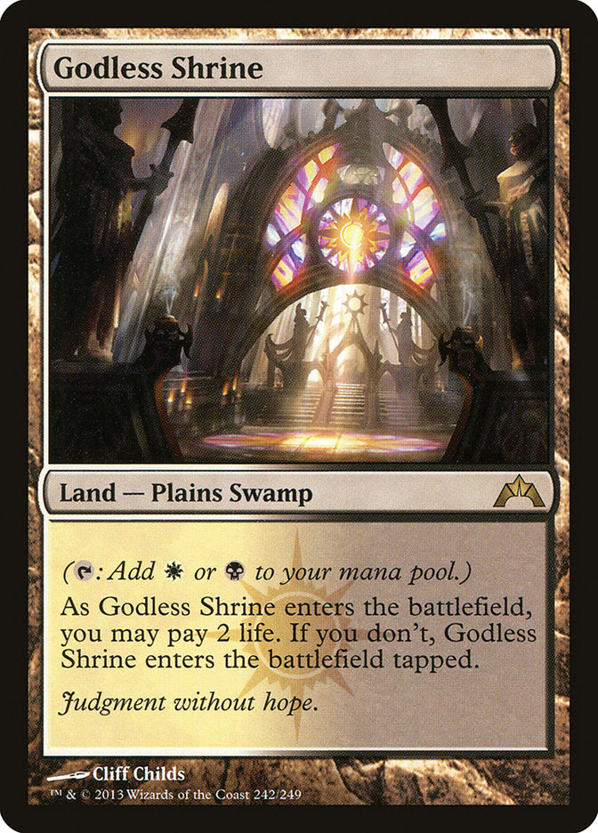 Godless Shrine · Gatecrash (GTC) #242 · Scryfall Magic: The