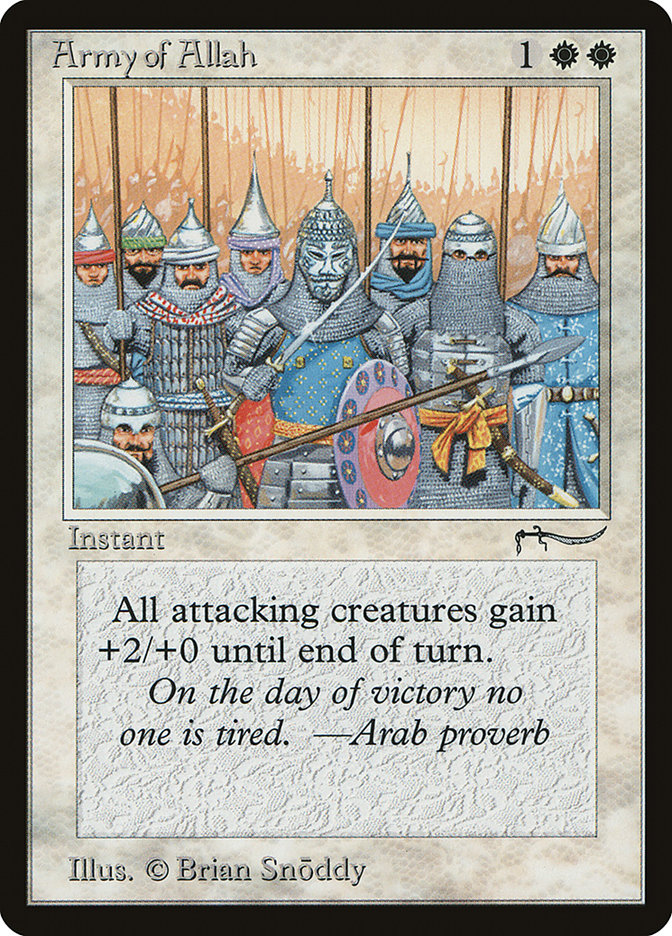 Army of Allah · Arabian Nights (ARN) #2† · Scryfall Magic: The