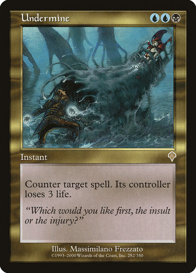 Undermine · Invasion (INV) #282 · Scryfall Magic: The Gathering Search
