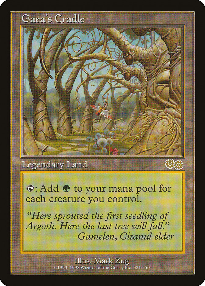 Gaea's Cradle · Urza's Saga (USG) #321 · Scryfall Magic: The