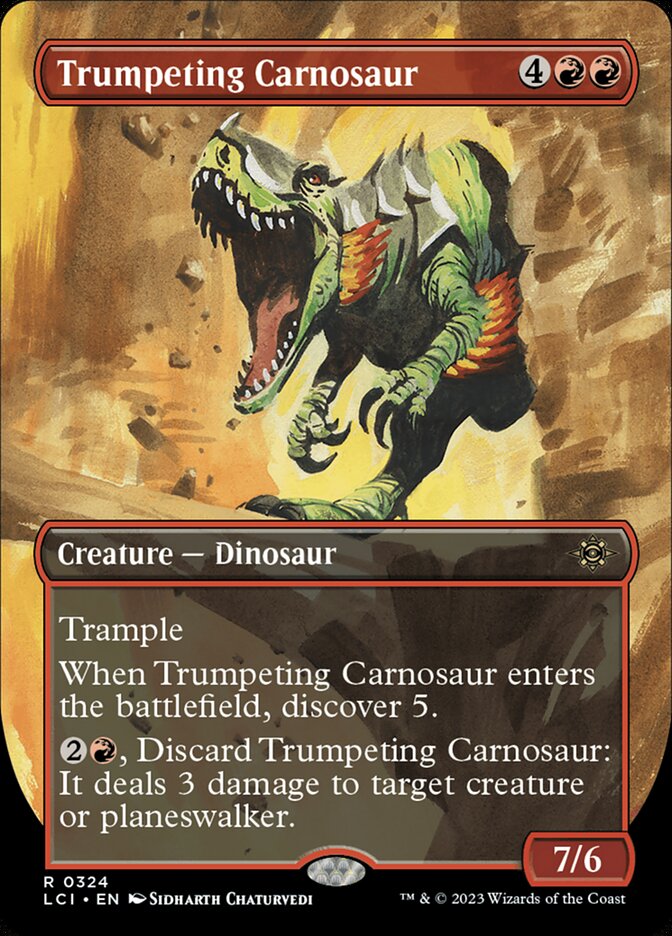 Trumpeting Carnosaur · The Lost Caverns of Ixalan (LCI) #324