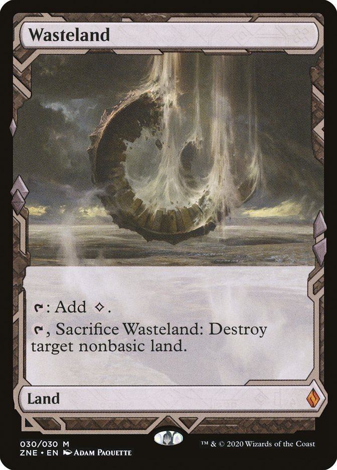 Wasteland · Zendikar Rising Expeditions (ZNE) #30 · Scryfall Magic