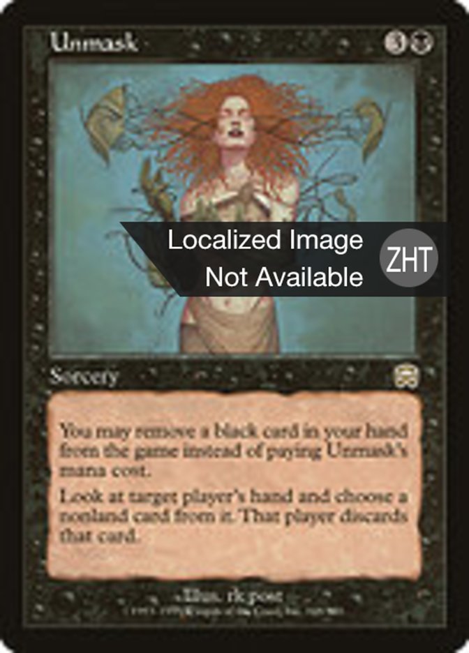 Unmask · Mercadian Masques (MMQ) #168 · Scryfall Magic: The