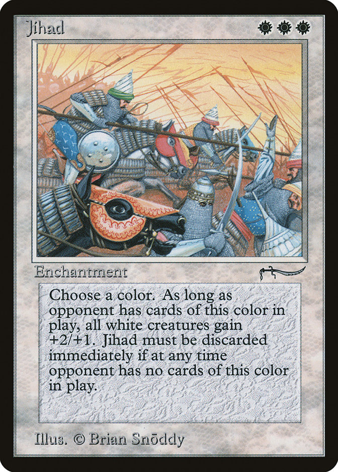Jihad · Arabian Nights (ARN) #5 · Scryfall Magic: The Gathering Search