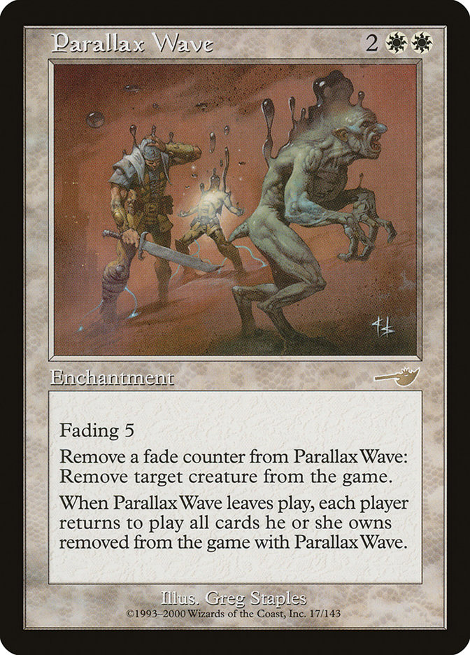 Parallax Wave · Nemesis (NEM) #17 · Scryfall Magic: The Gathering