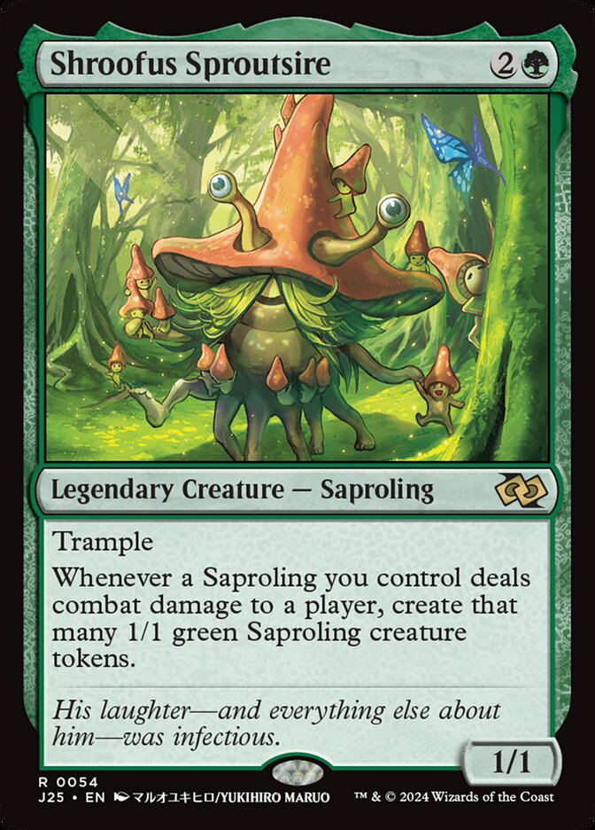 Shroofus Sproutsire · Foundations Jumpstart (J25) #54 · Scryfall