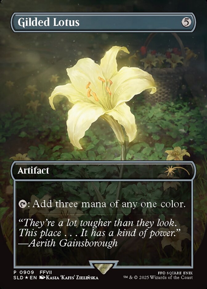 MTG Secret Lair 金粉の水蓮 日本語 gilded lotus MTG Secret Lair 金粉の