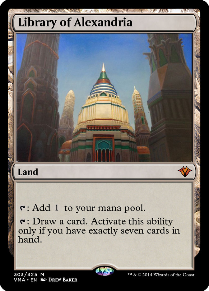 Library of Alexandria · Vintage Masters (VMA) #303 · Scryfall