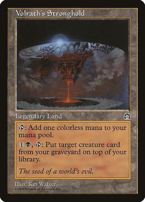 Volrath's Stronghold · Stronghold (STH) #143 · Scryfall Magic: The