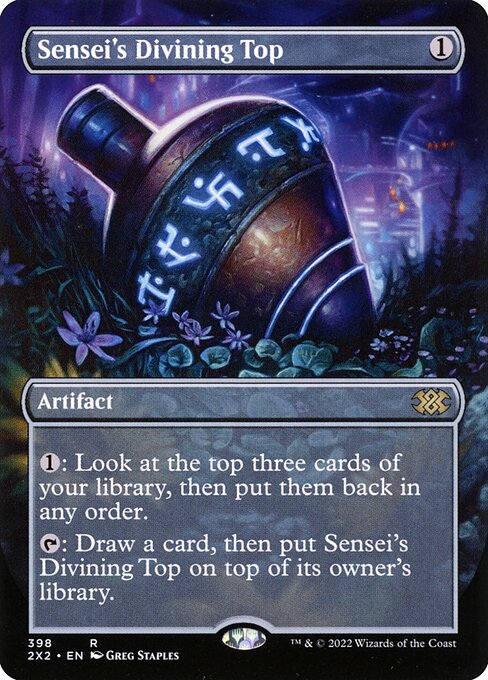 Sensei's Divining Top · Double Masters 2022 (2X2) #398 · Scryfall