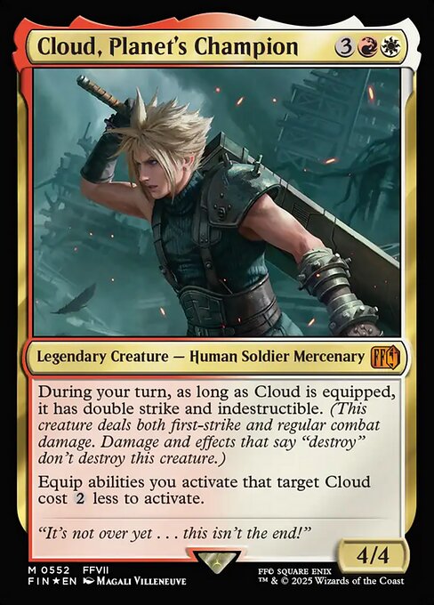 Cloud, Ex-SOLDIER (Commander) | EDHREC