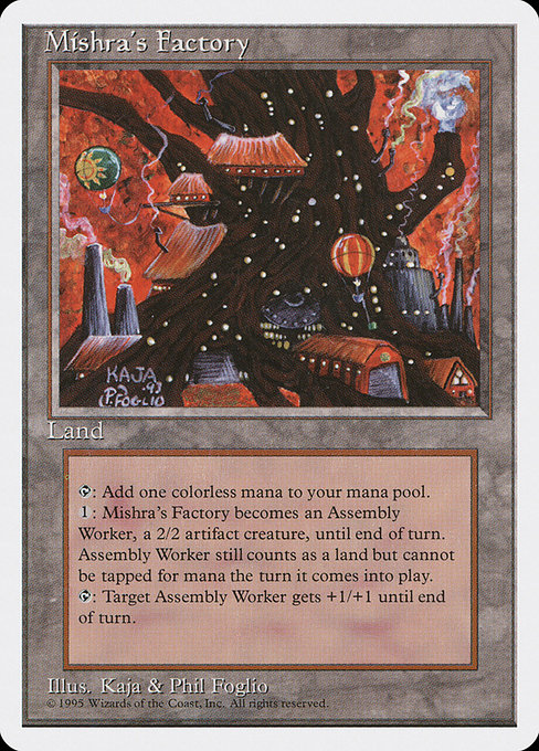 Mishra's Factory · Fourth Edition (4ED) #361 · Scryfall Magic: The