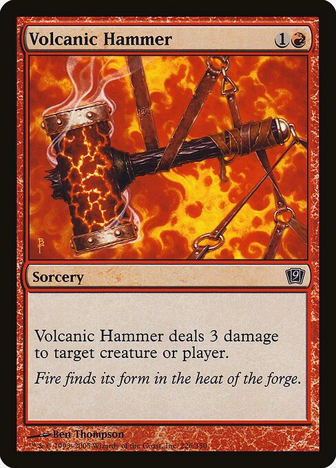 Volcanic Hammer · Ninth Edition (9ED) #226☆ · Scryfall Magic: The