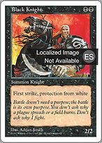 Caballero negro (Black Knight) · Fifth Edition (5ED) #143
