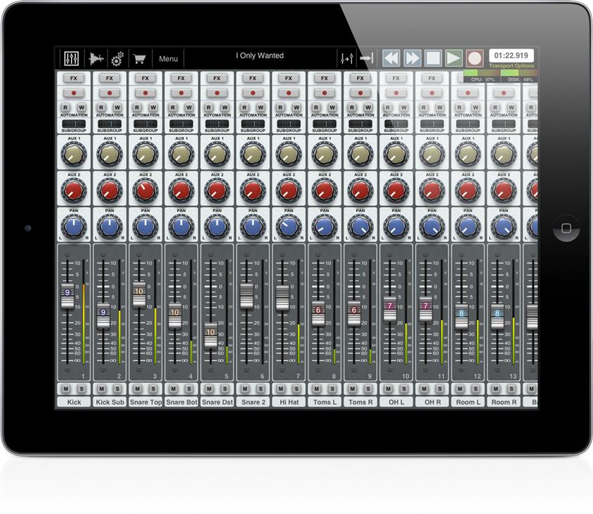 iPad Gets a Desktop-Style, 48-Track DAW with Plug-ins: What it
