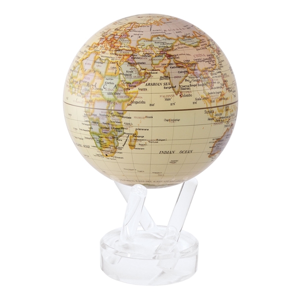 Mova - Spinning Globe - Antique Beige MOVA Globe