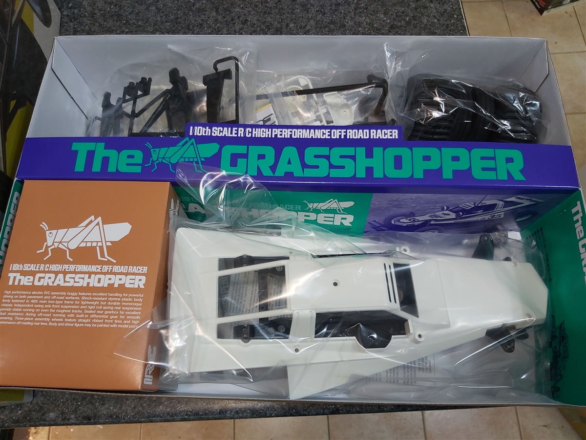 Tamiya Grasshopper 1/10 Off-Road 2WD Buggy Kit with Motor and ESC